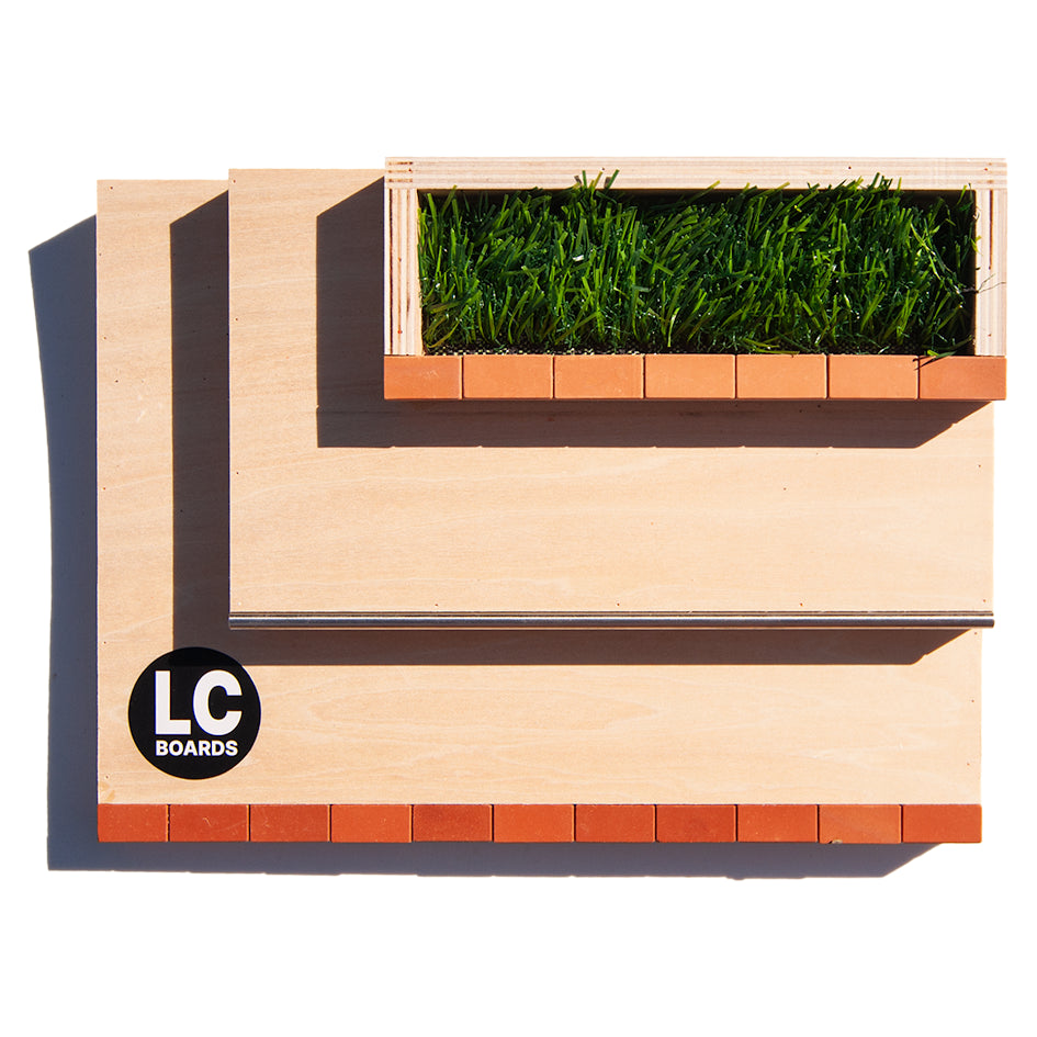 Fingerboard 3 Block Plaza Wood Ramp by LC Boards
