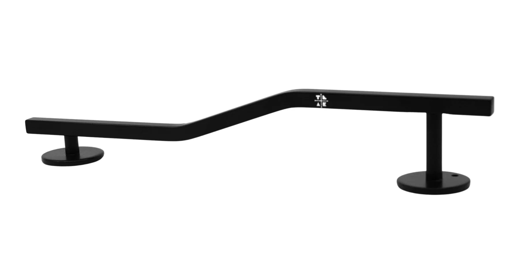 Square, Bi-Level Fingerboard Rail, 12" Long - Steel Construction