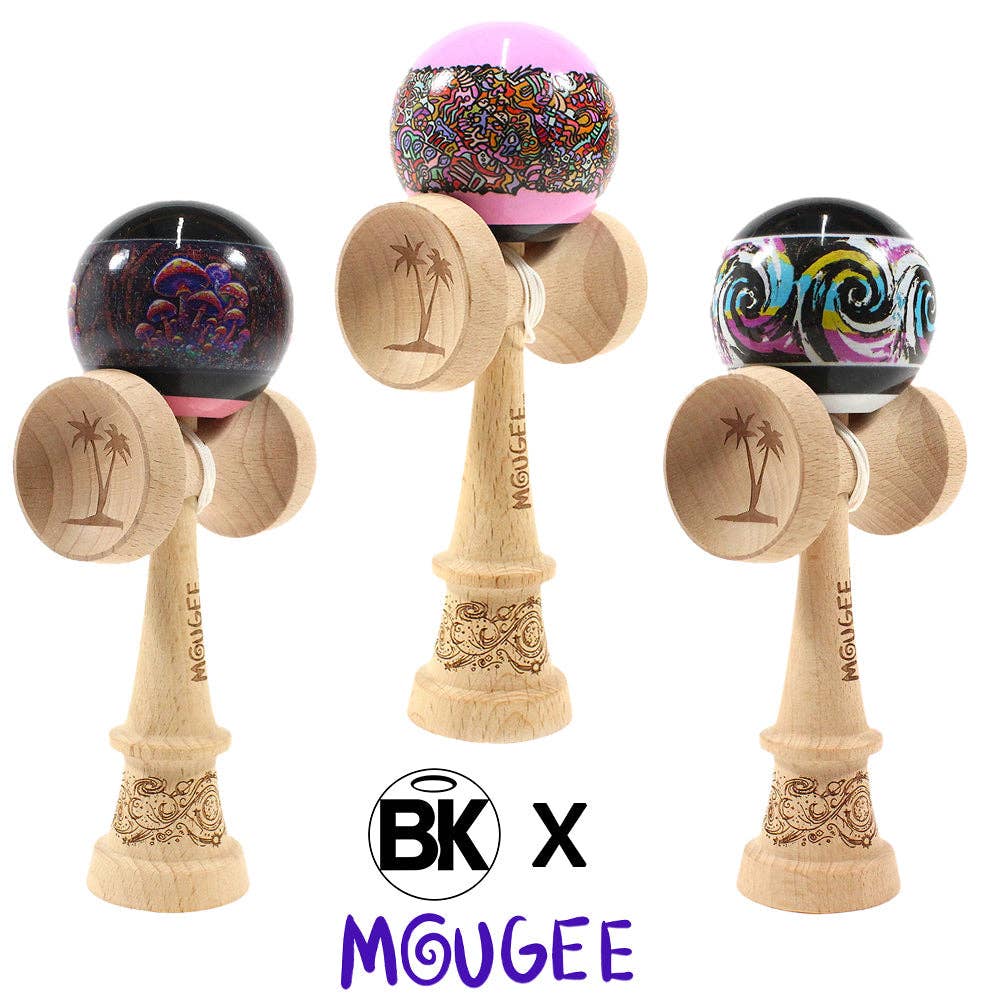 Bahama Kendama x Mougee Collab Kendama - Standard Size - Sticky Finish