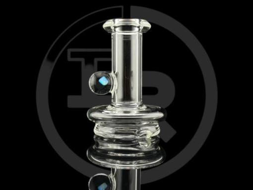 Opal Dry Puffco Peak Attachment by Iridescent Glass