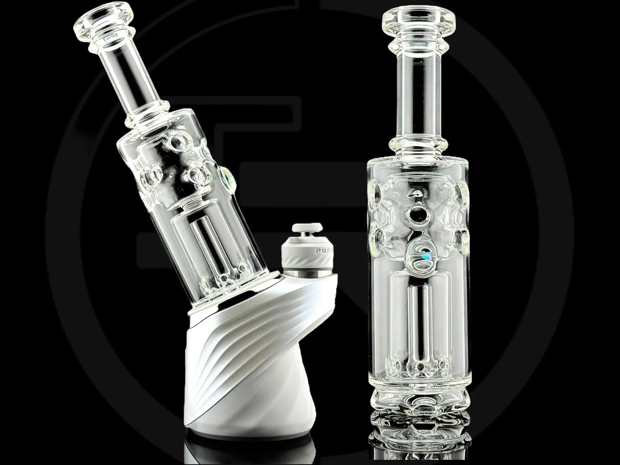 Mini Fab 1.0 Puffco Peak Attachment by Iridescent Glass