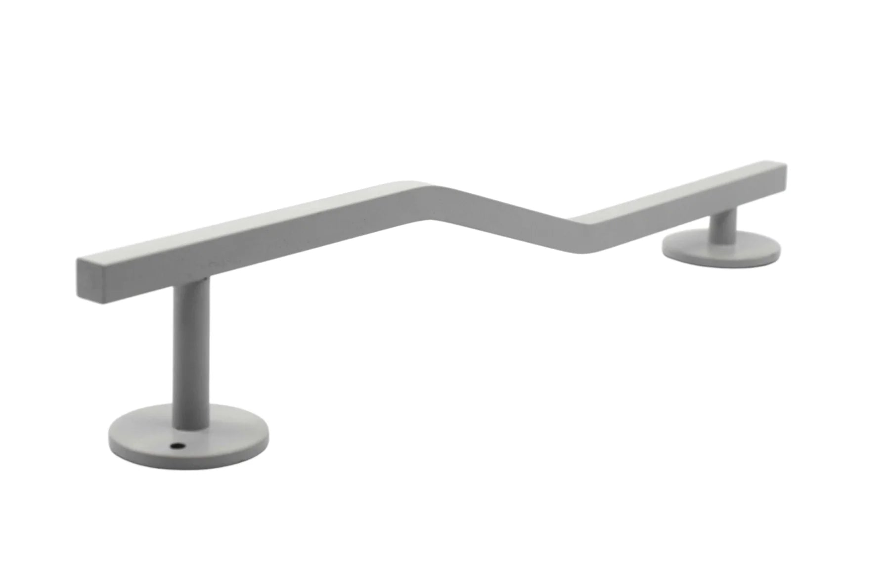Square, Bi-Level Fingerboard Rail, 12" Long - Steel Construction