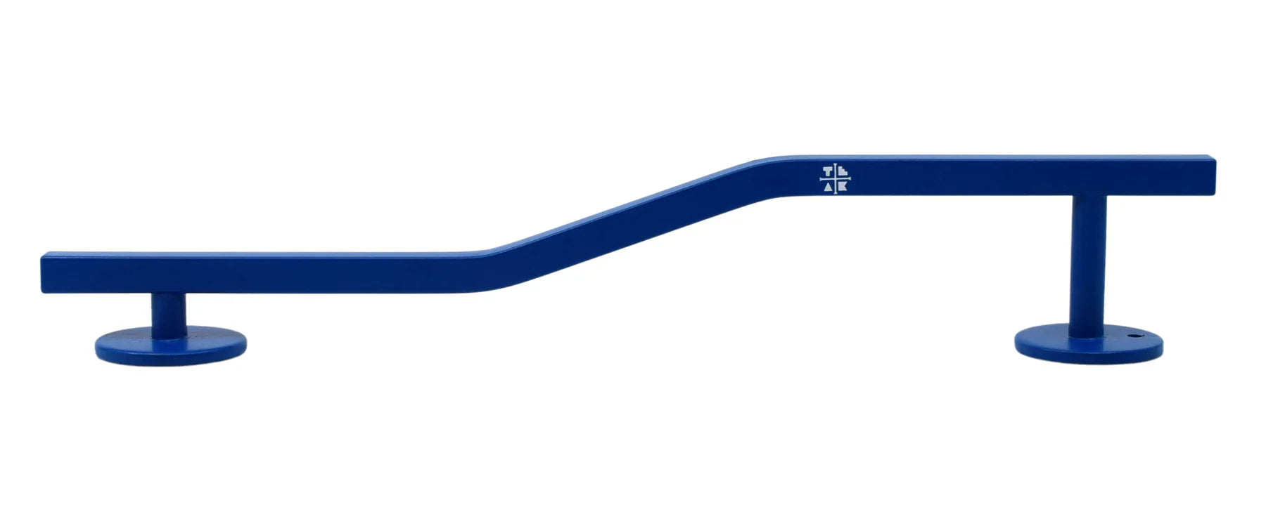 Square, Bi-Level Fingerboard Rail, 12" Long - Steel Construction