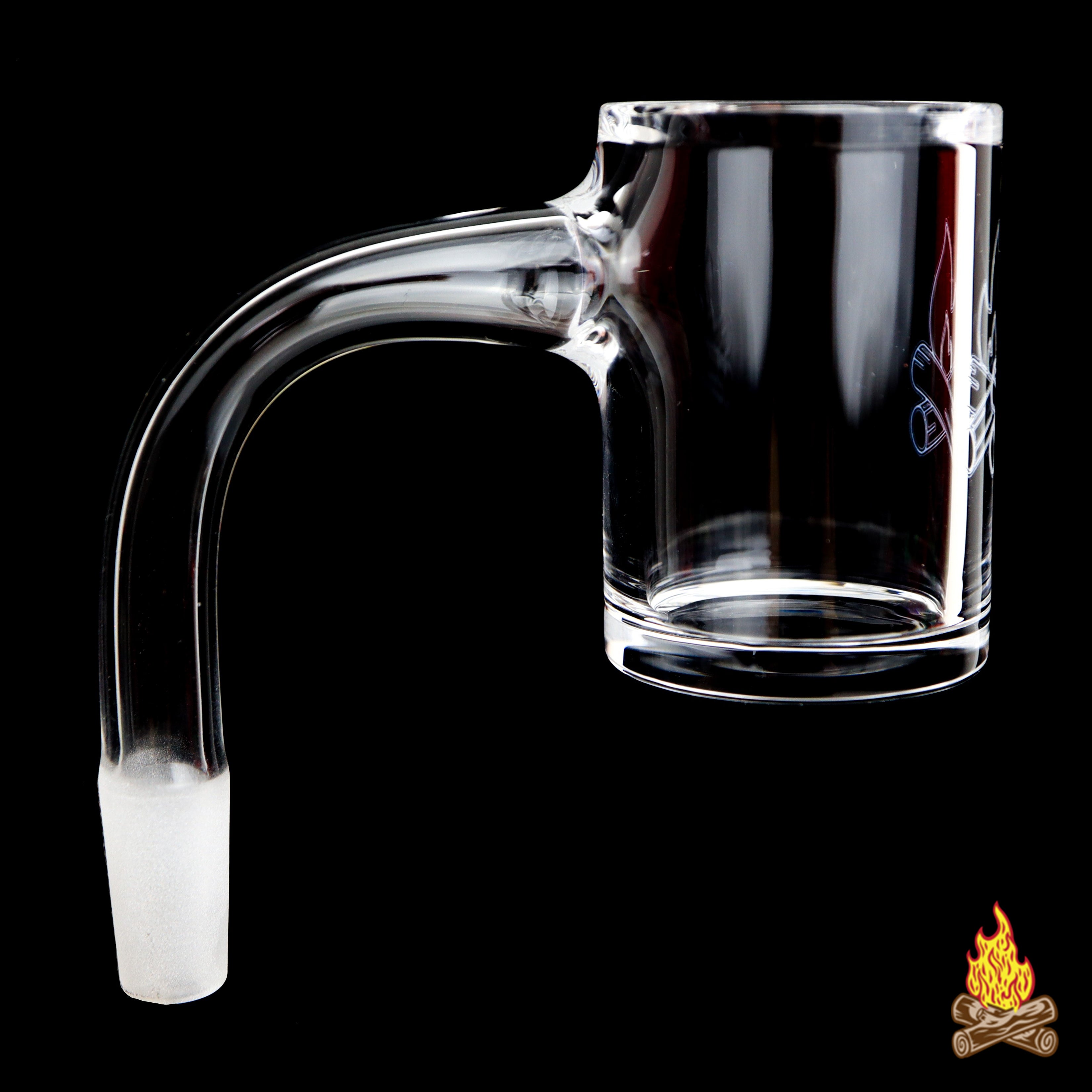 30mm Flat Banger *Free 5mm Ruby Pearl*