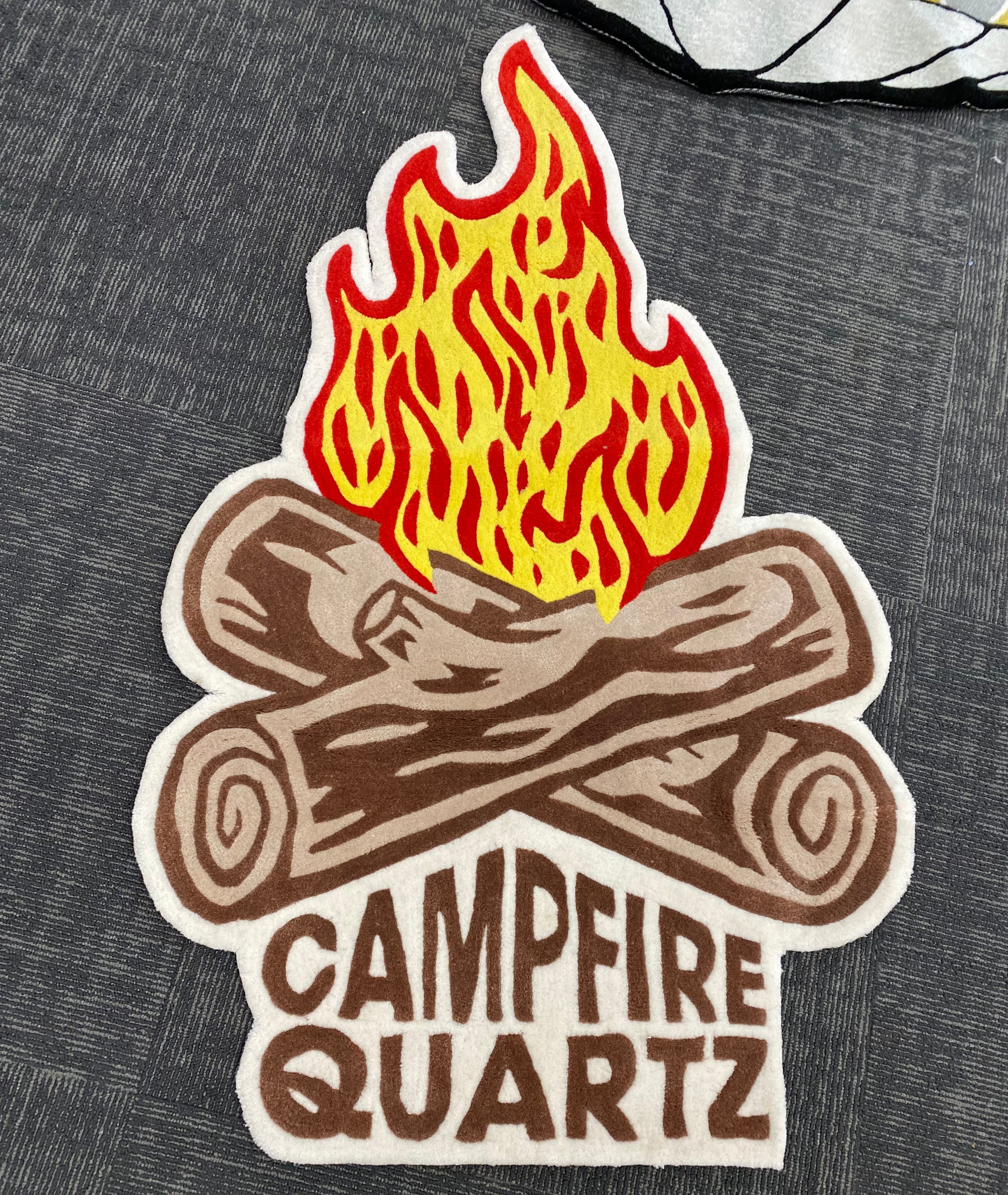 Campfire Quartz Throw Rug