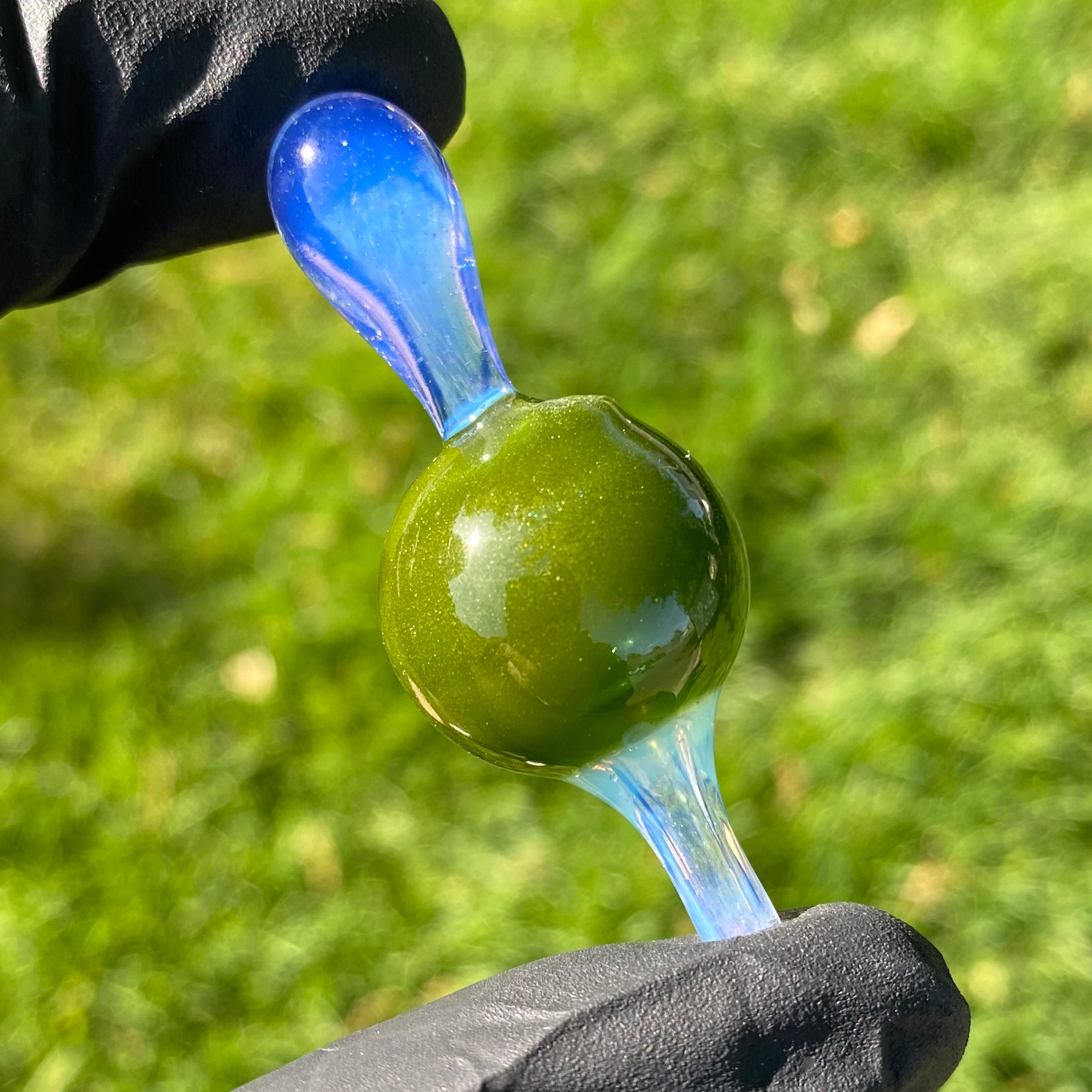 Two Tone Bubble Caps by Dig Glassworks