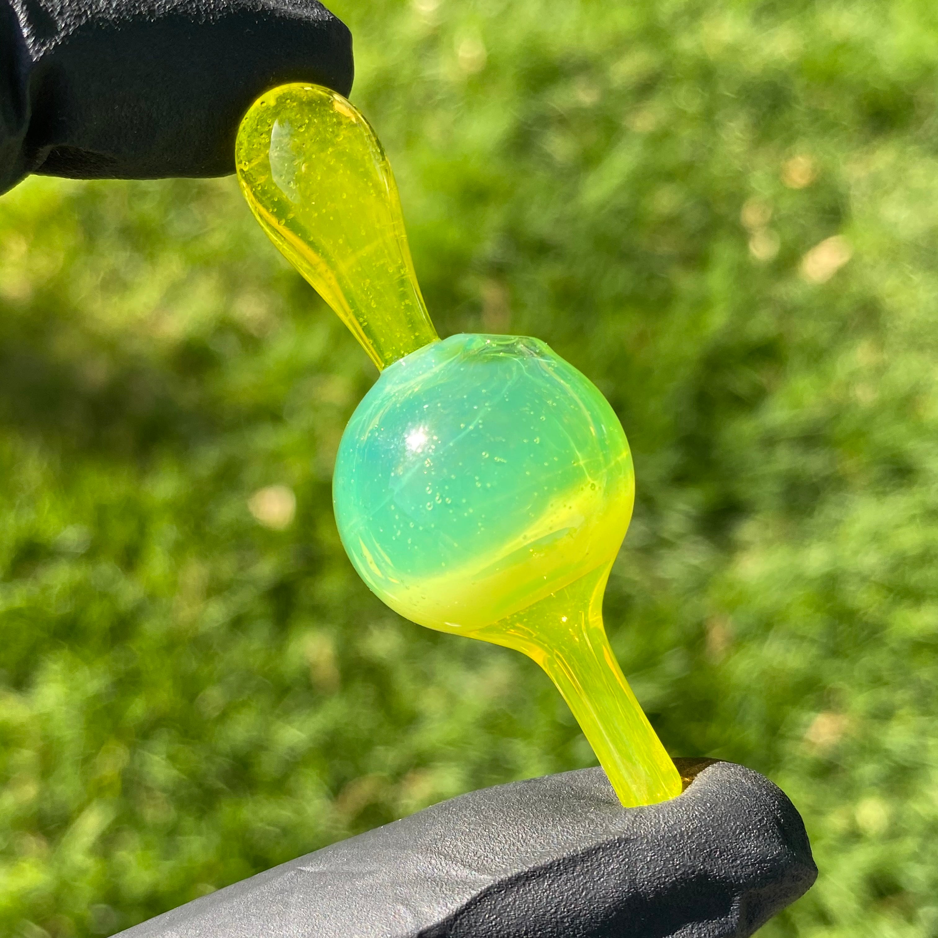 Two Tone Bubble Caps by Dig Glassworks