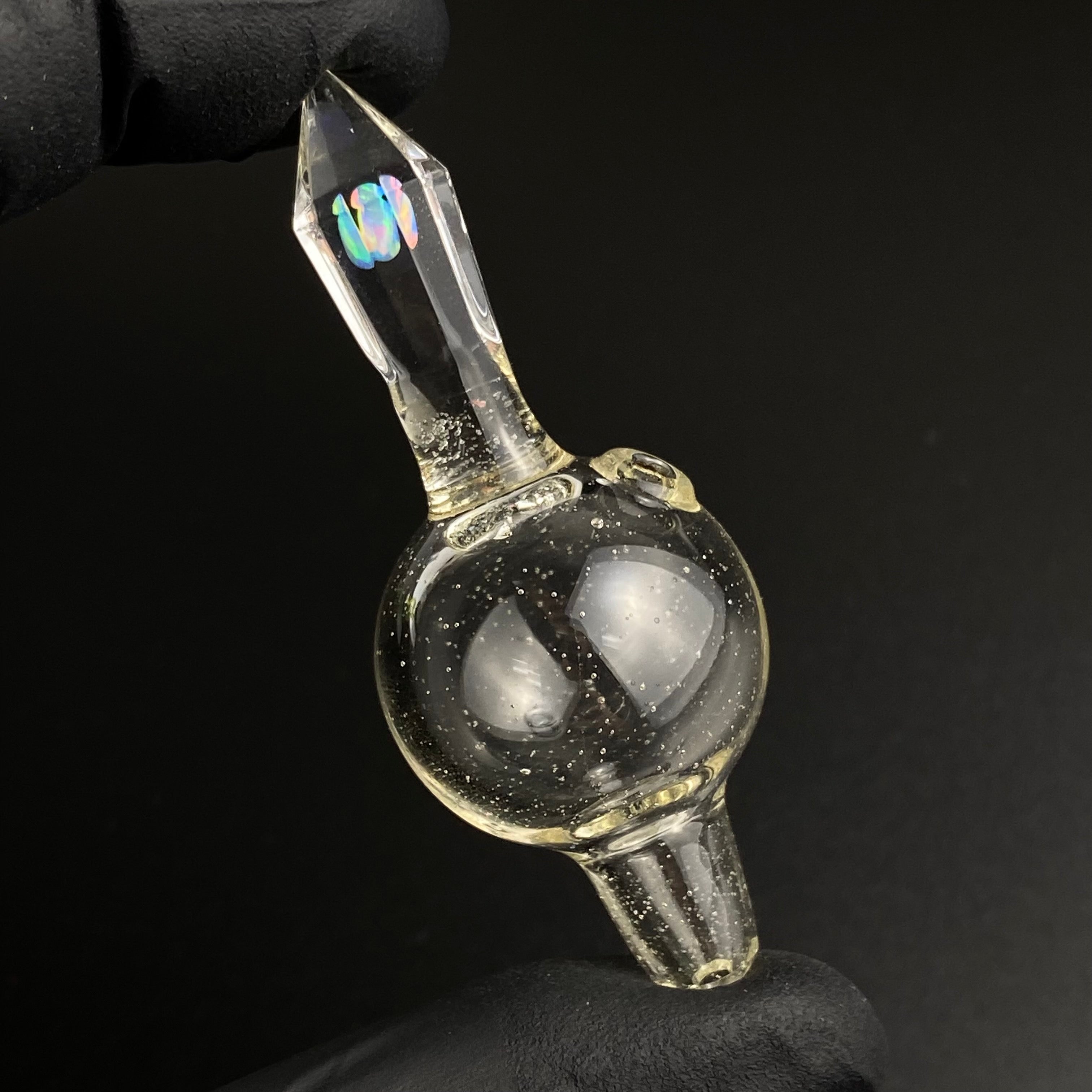 Faceted Gem Bubble Caps by Dreaux Glass (5 Colors)