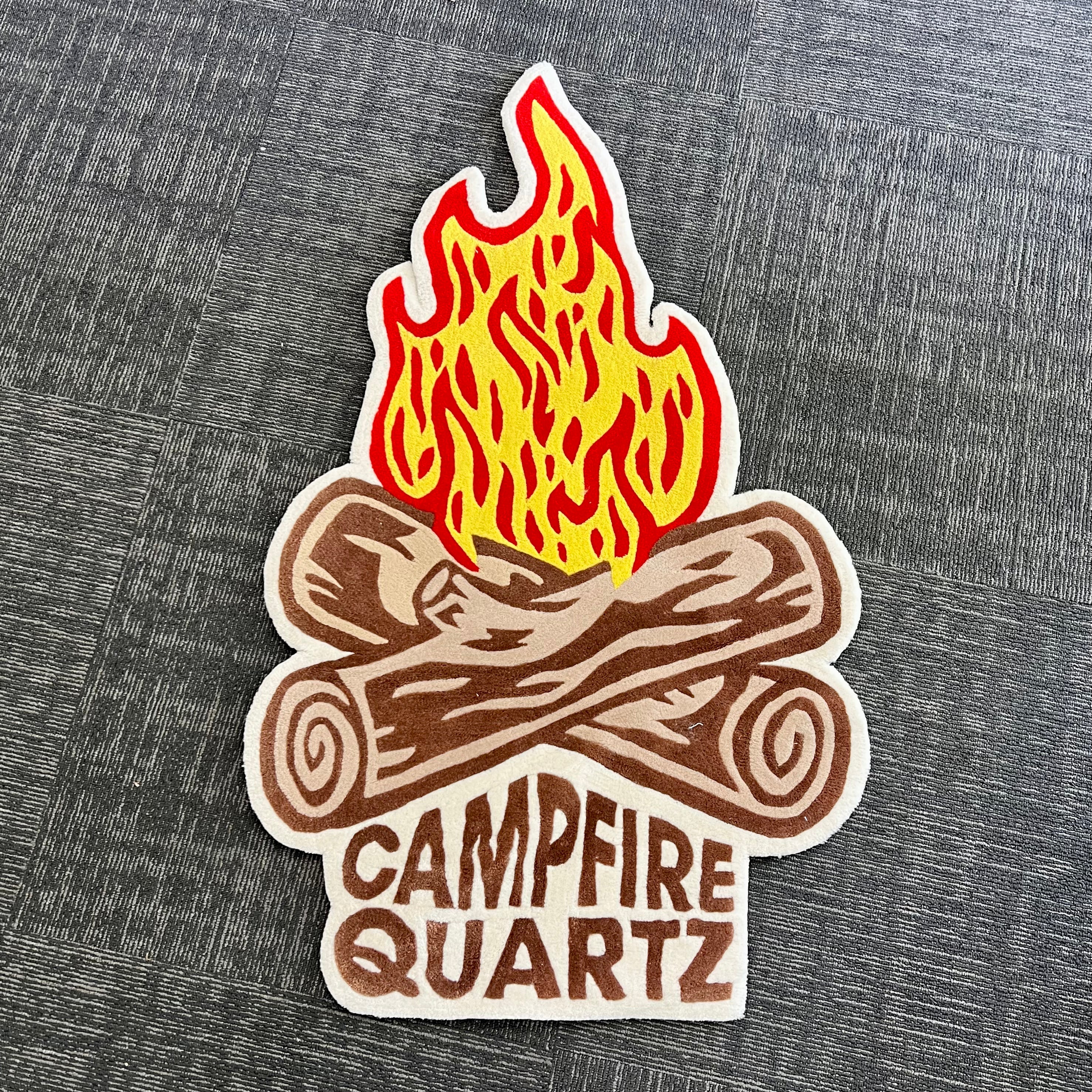 Campfire Quartz Throw Rug