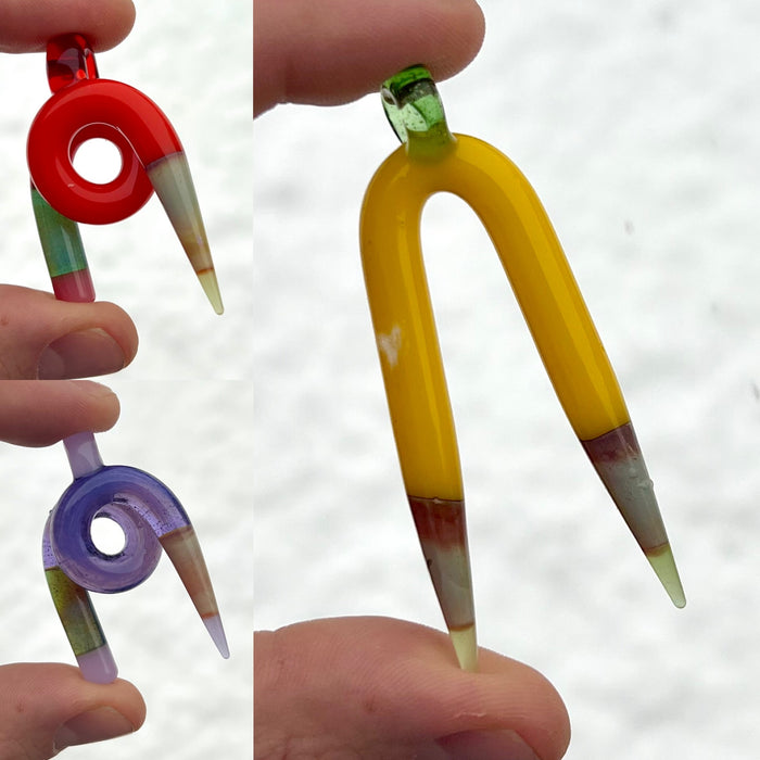 Pencil Pendants by Sherbet Glass
