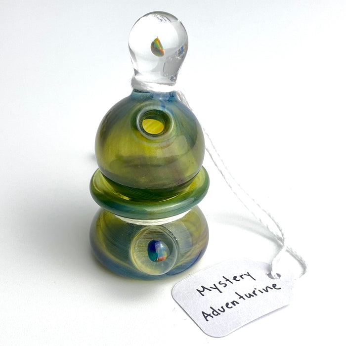 Single Color Bubble Cap/Honey Pot Set by CpbGlass