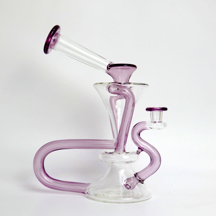 Nightshade Color Accent Floating Recycler by McGrew Glass