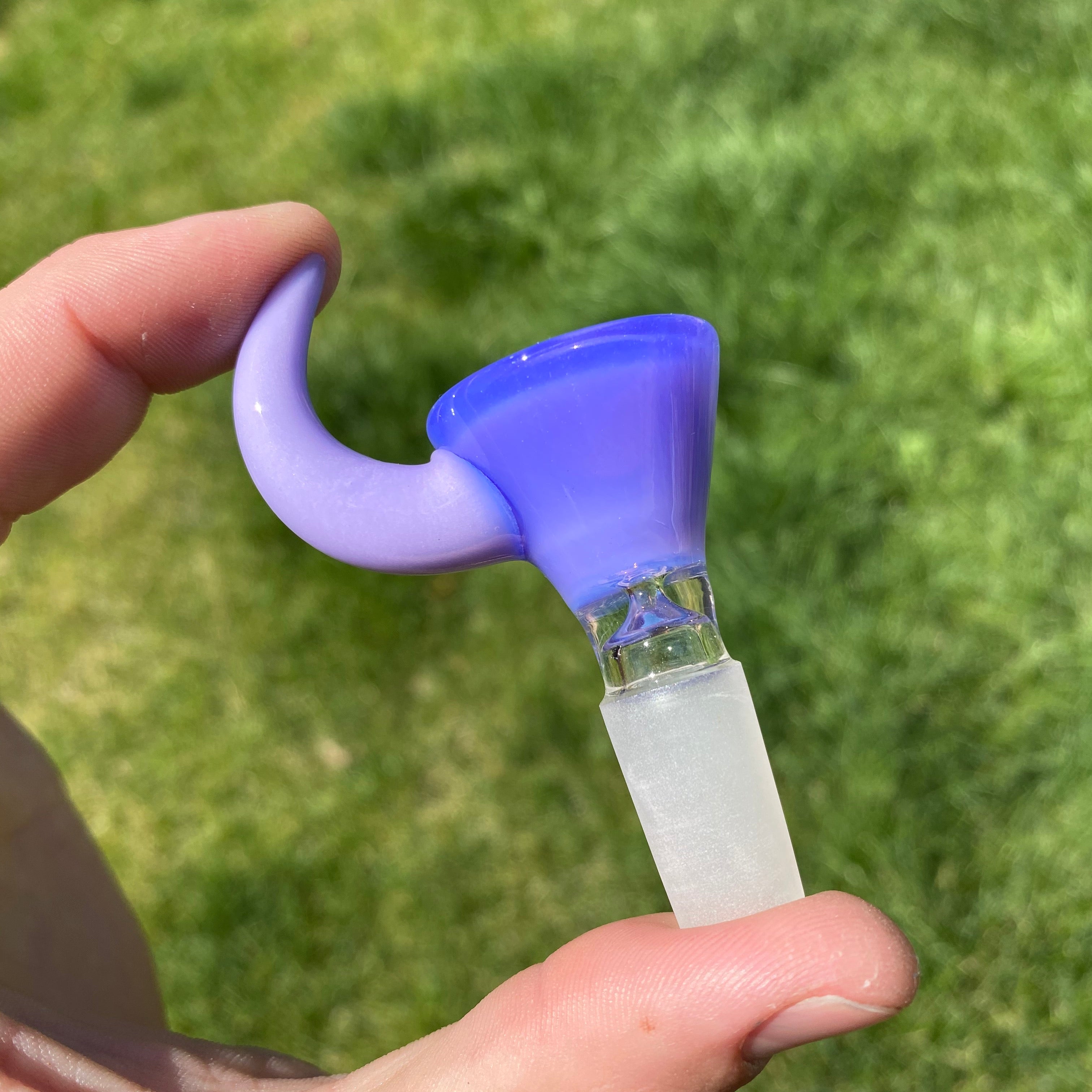 Horn Handle Flower Slide (3 Colors)