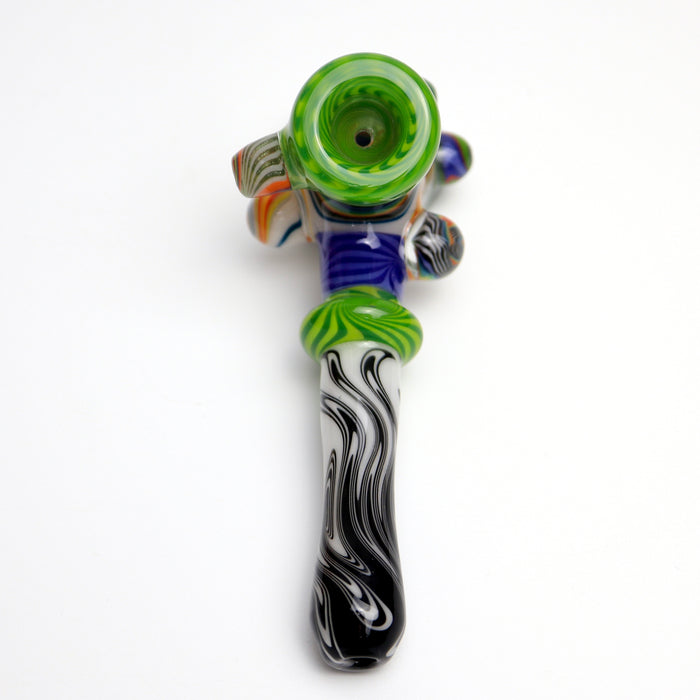 Linework Hammer Pipe by JFK Glass