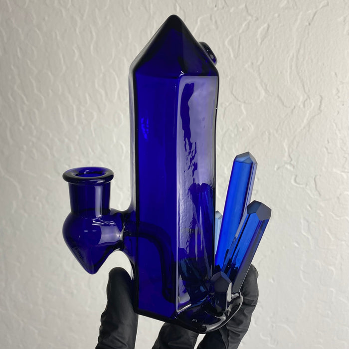14mm Blue Sapphire Cluster