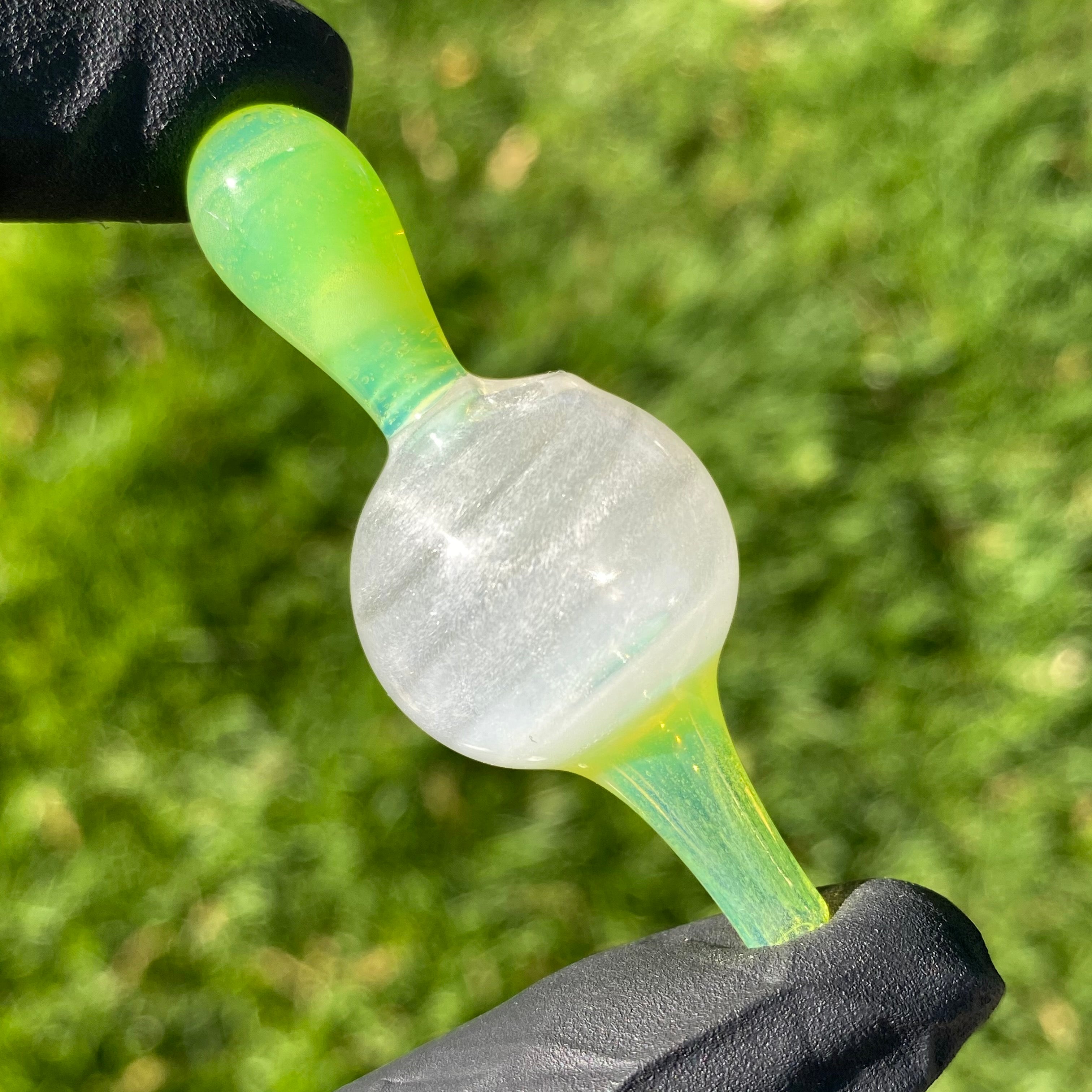 Two Tone Bubble Caps by Dig Glassworks