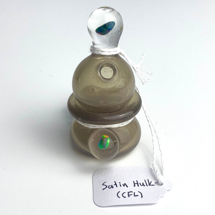 Single Color Bubble Cap/Honey Pot Set by CpbGlass