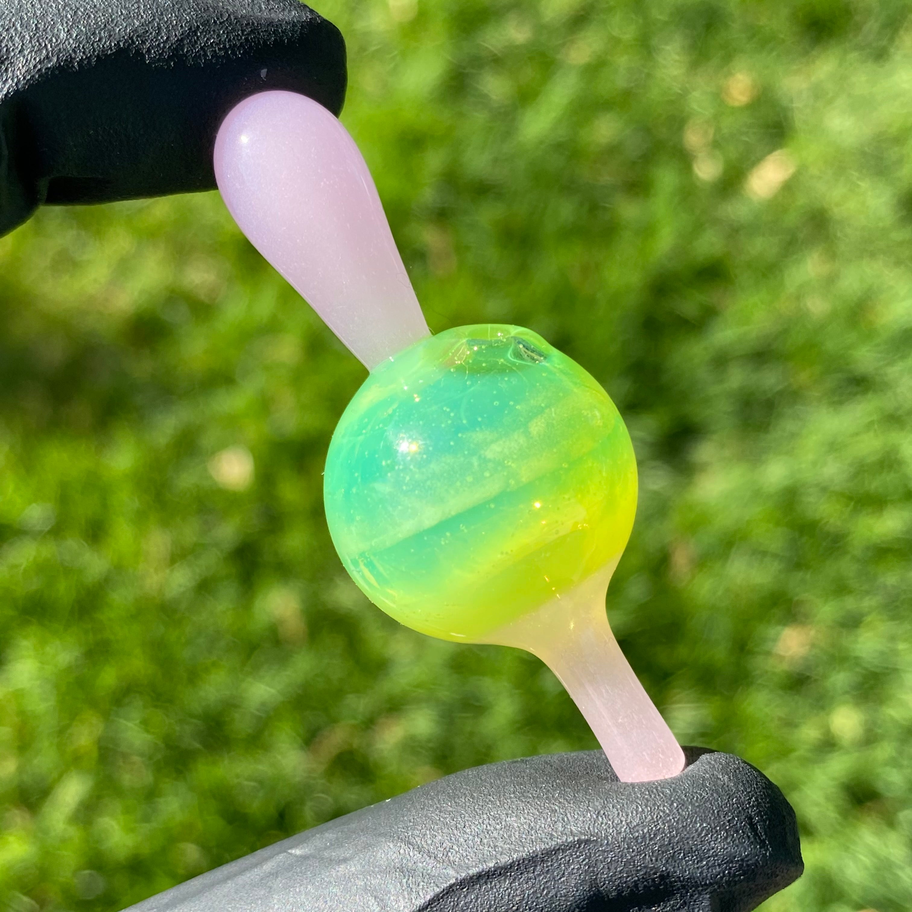 Two Tone Bubble Caps by Dig Glassworks