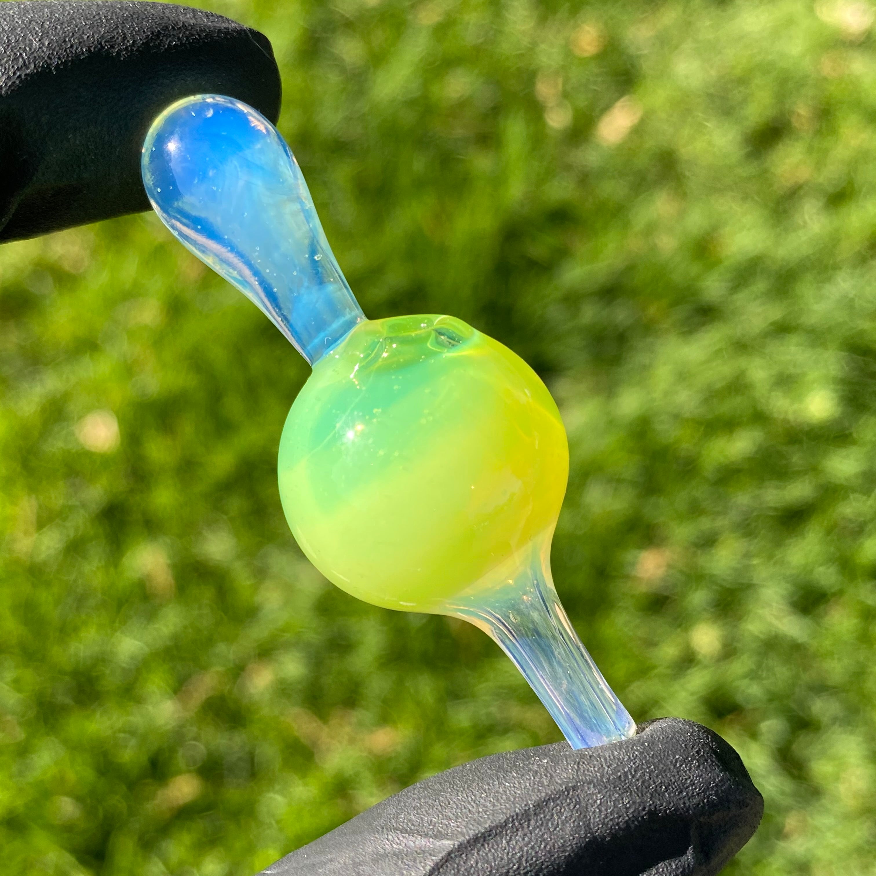 Two Tone Bubble Caps by Dig Glassworks