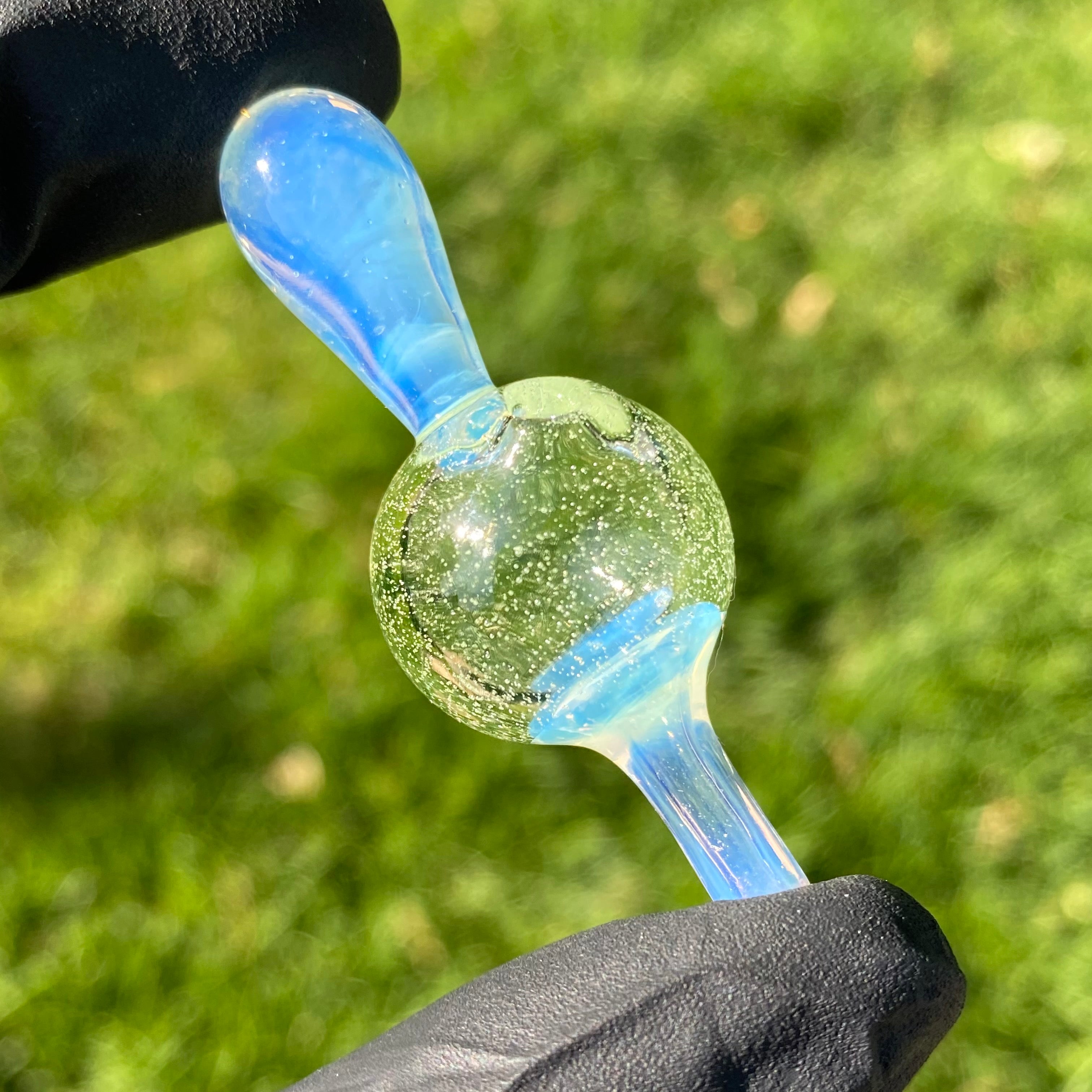 Two Tone Bubble Caps by Dig Glassworks