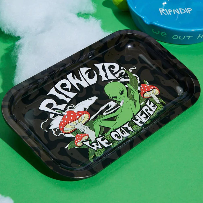 We Out Here Metal Tray by RipnDip