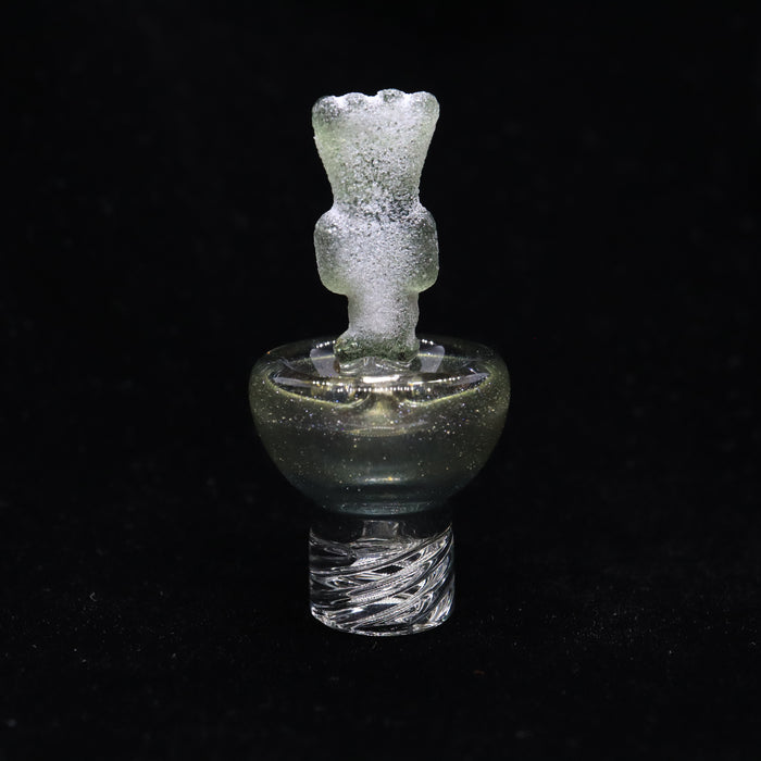 Transparent Steel Wool Sour Patch Spinner Cap by Kovacs X Emperial1 Glass