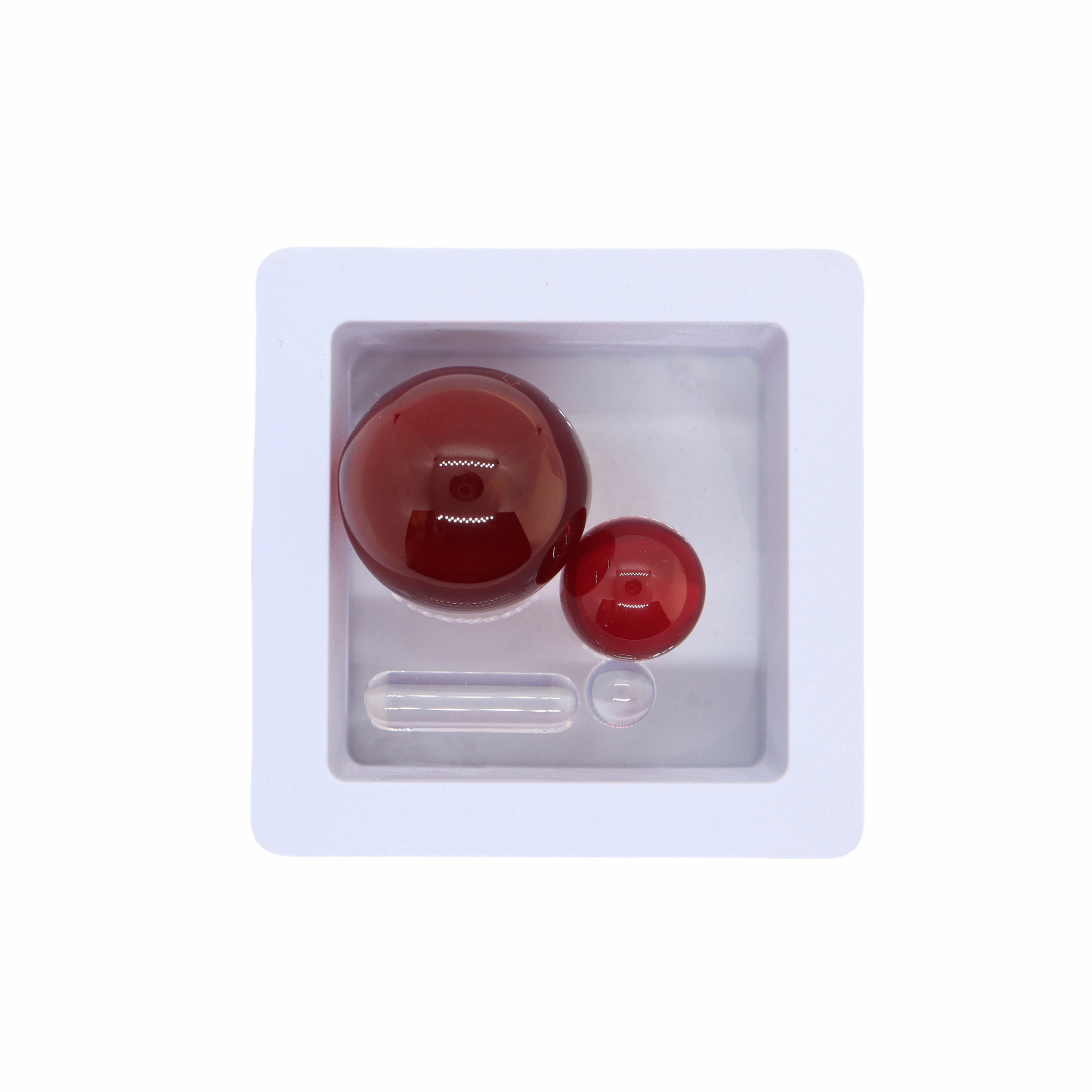 Sapphire/Ruby Marble Slurper Set by RubyPearlCo