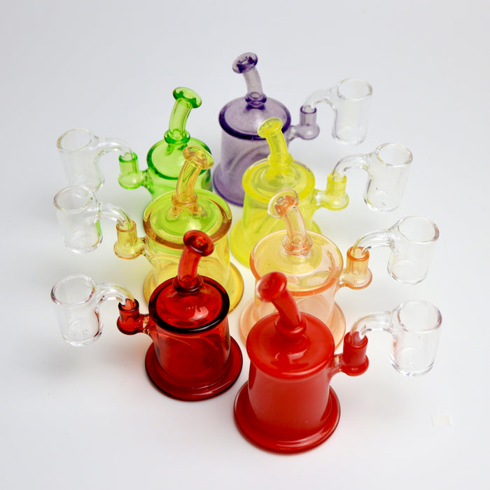Color 6mm Micro Banger Hanger by 7Ten Glass *With Banger*